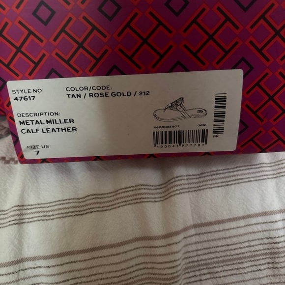 Tory Burch Metal Miller Sandals - Picture 2 of 3